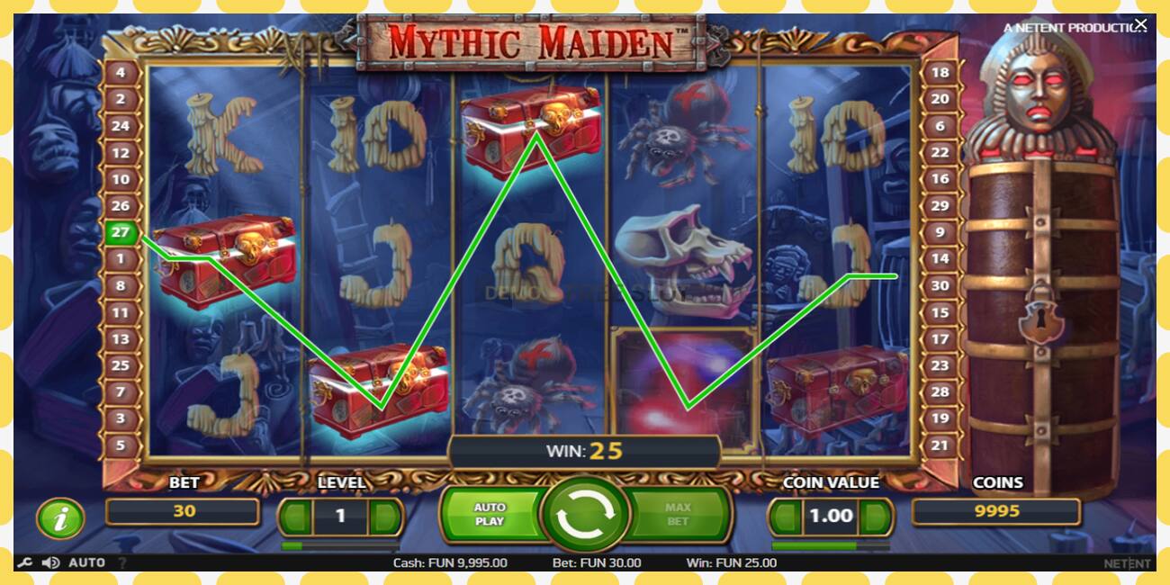 Υποδοχή επίδειξης Mythic Maiden δωρεάν και χωρίς εγγραφή, εικόνα - 1