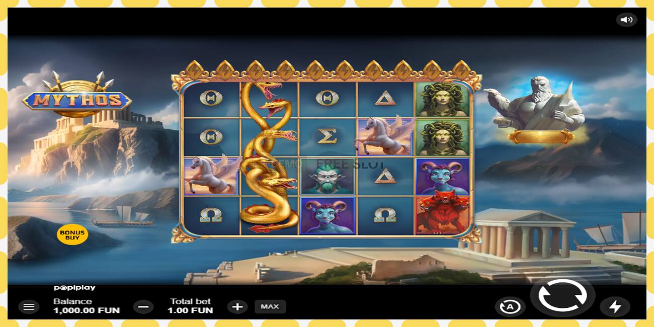 Demo slot Mythos free and without registration, picture - 1