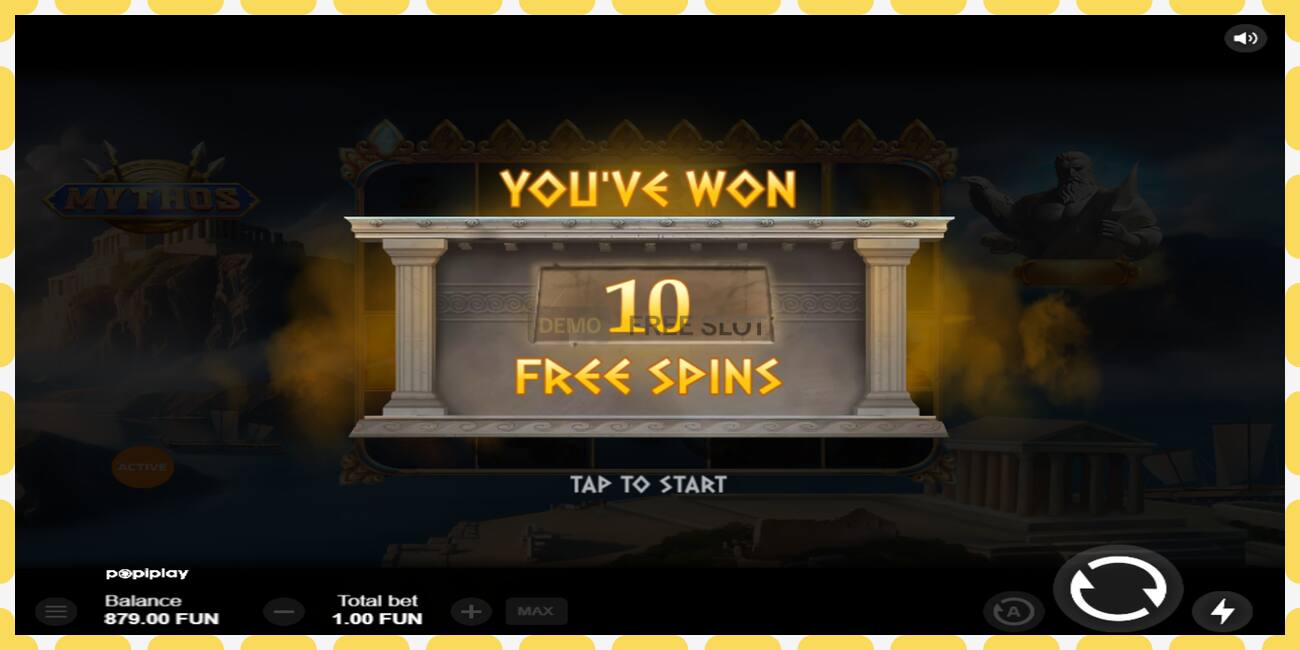 Demo slot Mythos free and without registration, picture - 1