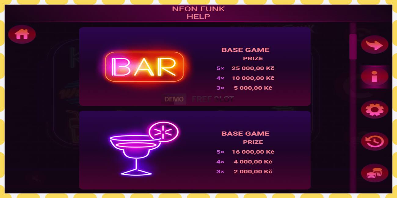 Demo slot Neon Funk free and without registration, picture - 1