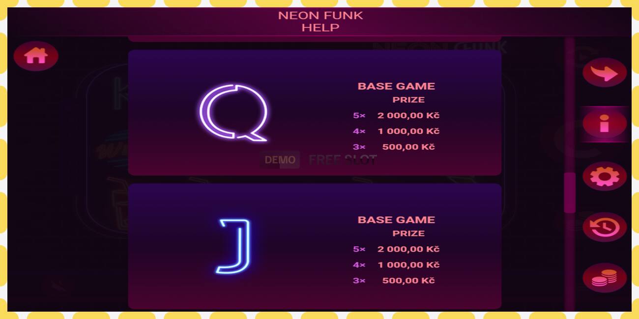 Demo slot Neon Funk free and without registration, picture - 1