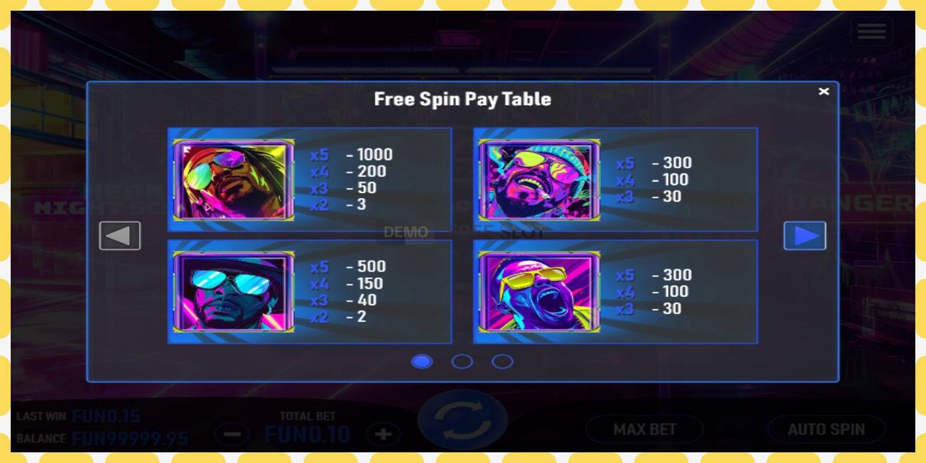 Demo slot Neon Night Scape free and without registration, picture - 1