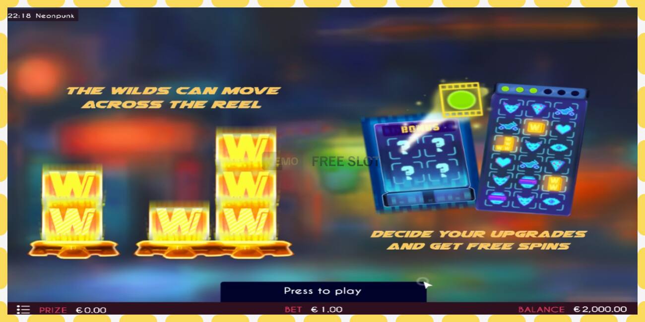 Demo slot Neon Punk free and without registration, picture - 1