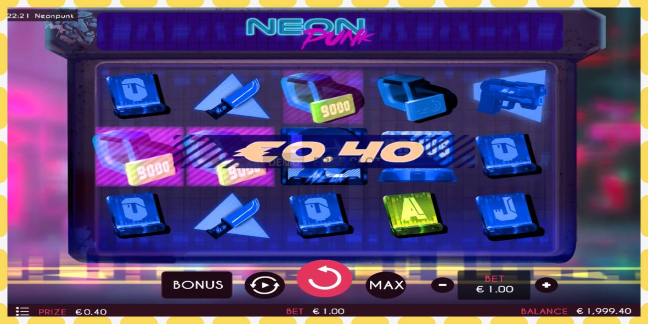 Demo slot Neon Punk free and without registration, picture - 1