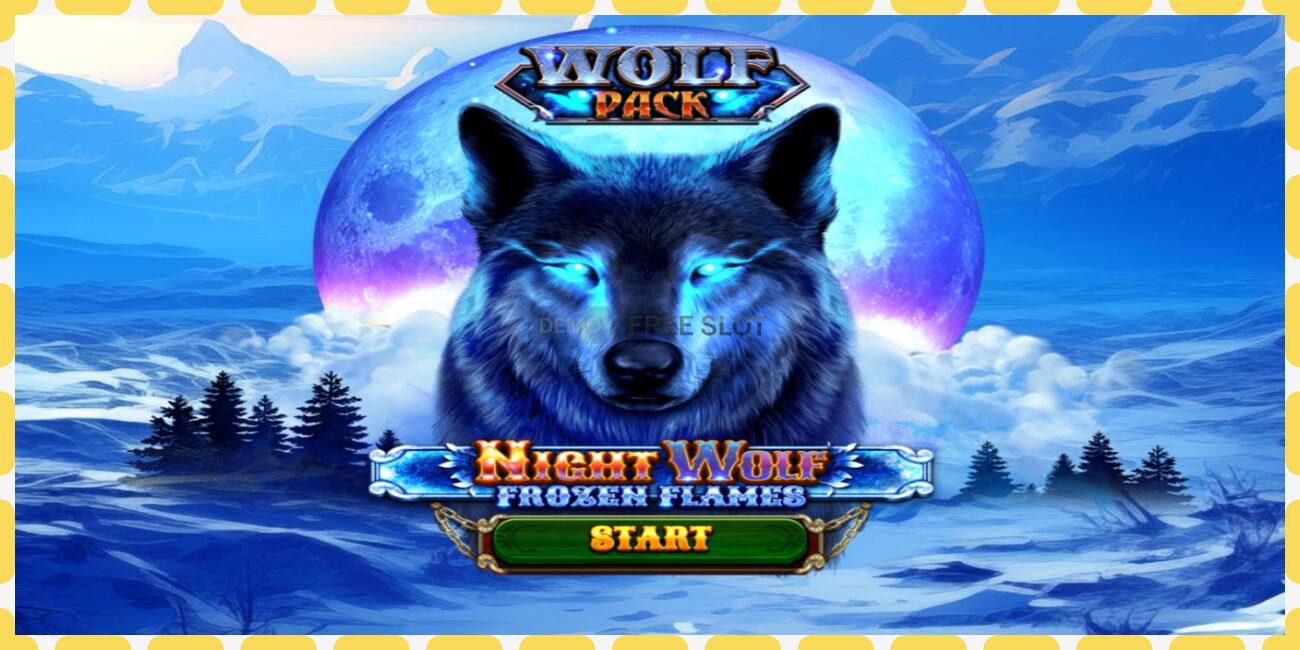 Demo lizdas Night Wolf - Frozen Flames nemokamai ir be registracijos, paveikslėlį - 1