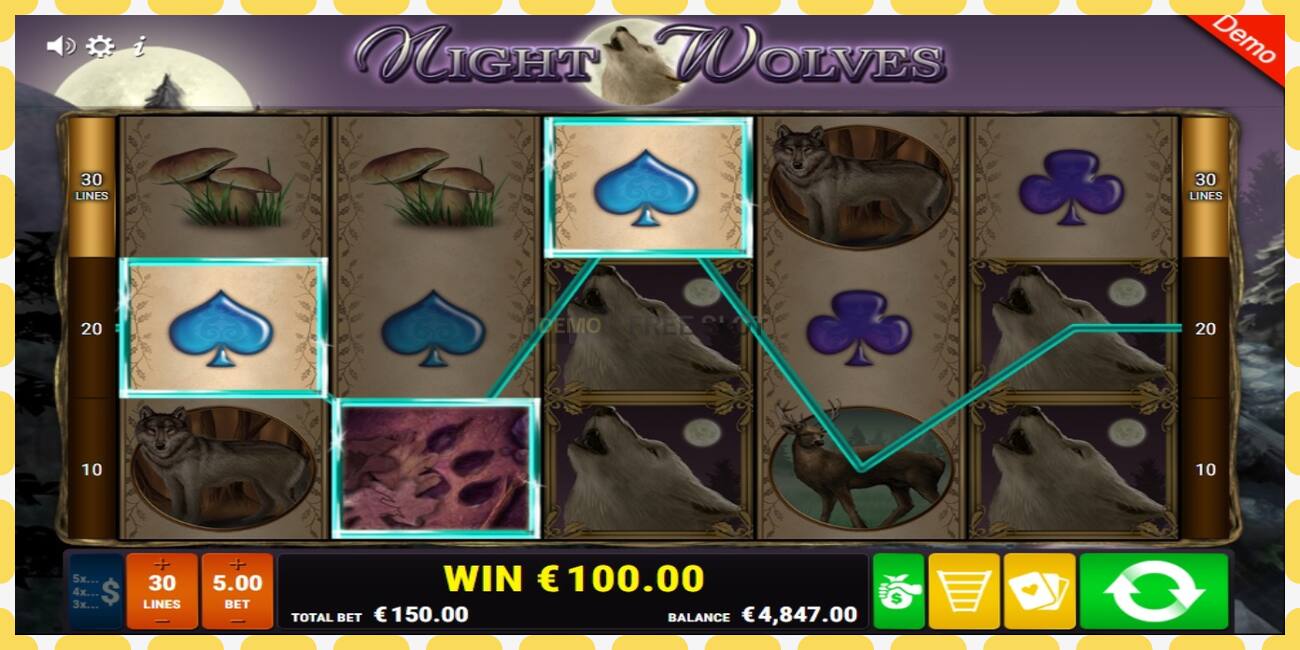 Demo slot Night Wolves free and without registration, picture - 1