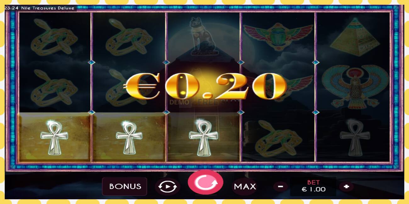 Demo-spor Nile Treasures Deluxe gratis og uten registrering, bilde - 1