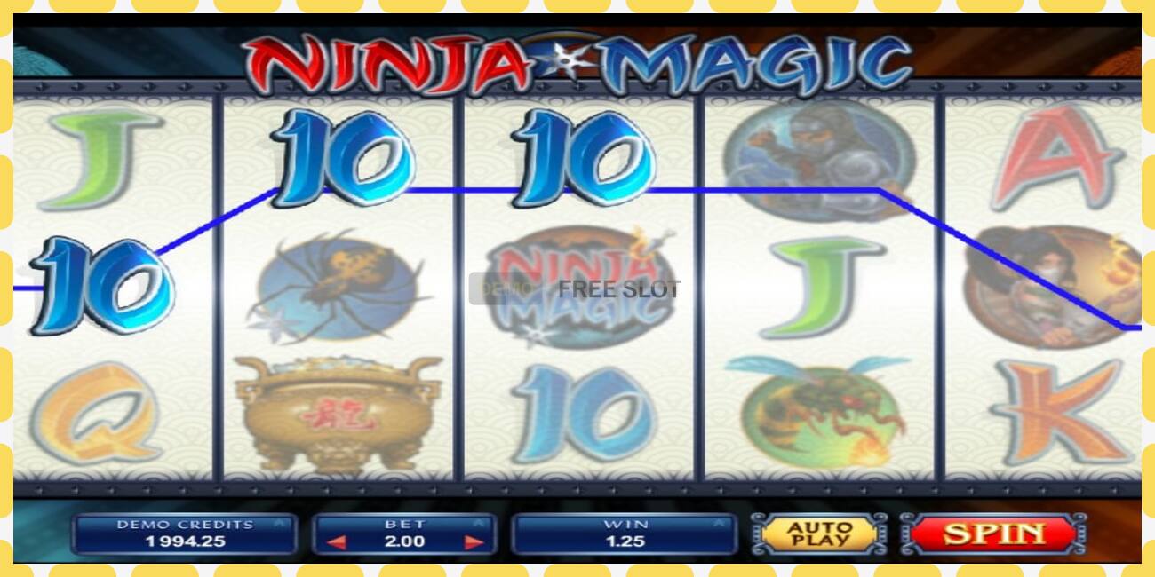 Demo slots Ninja Magic bezmaksas un bez reģistrācijas, attēlu - 1