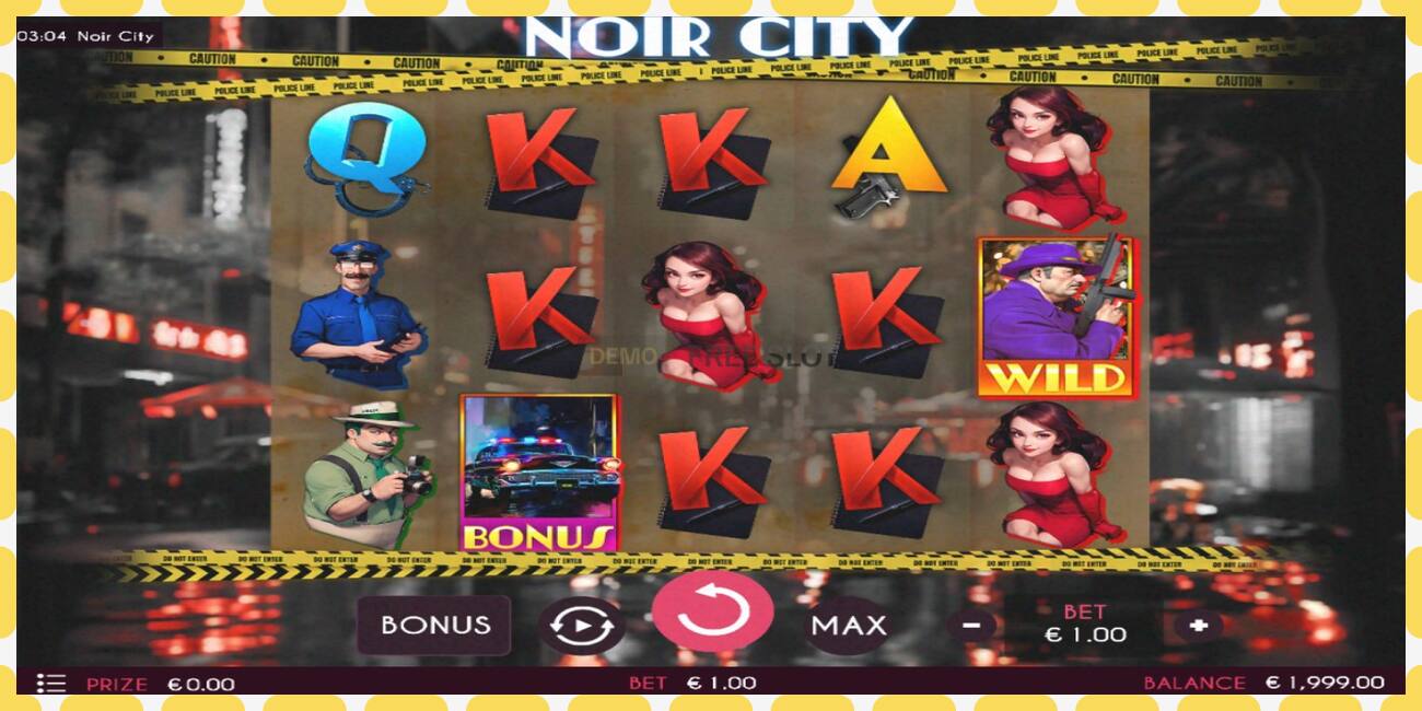 Demo slot Noir City free and without registration, picture - 1