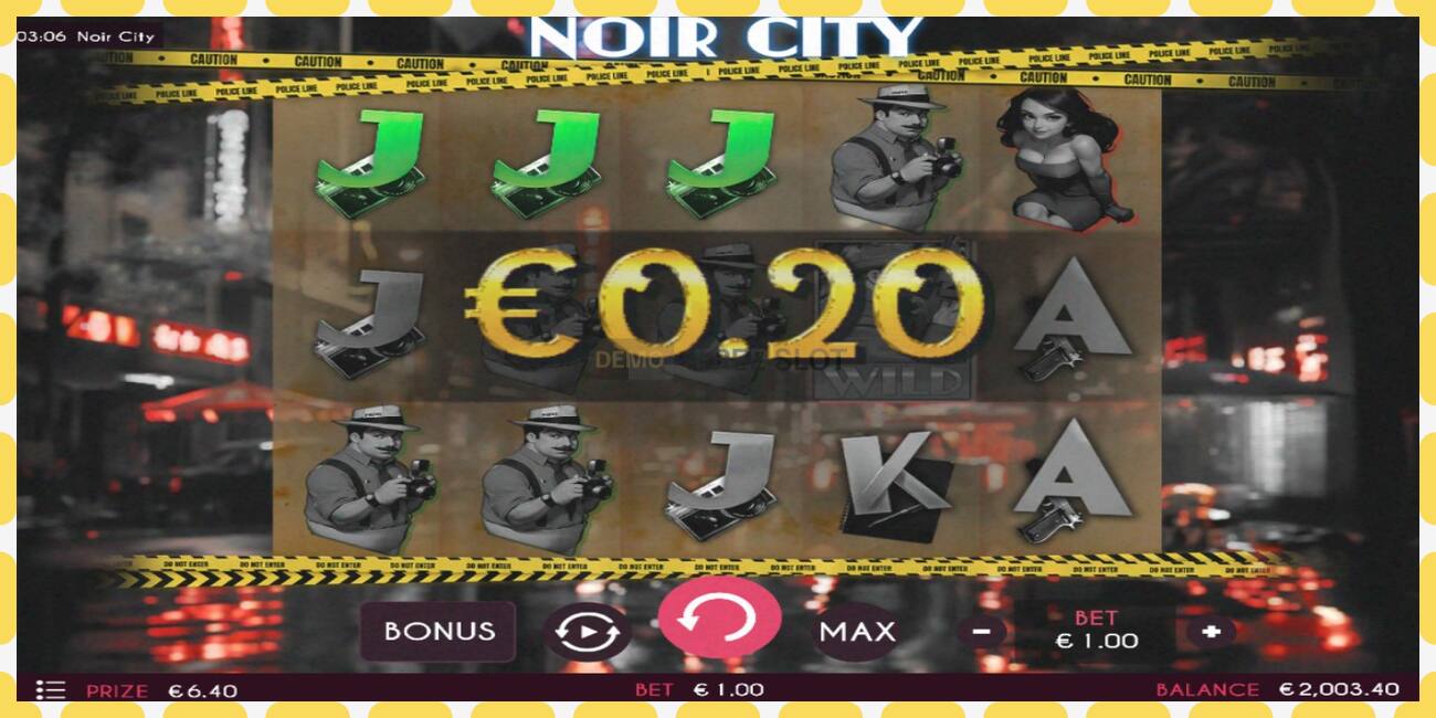 Demo slot Noir City free and without registration, picture - 1