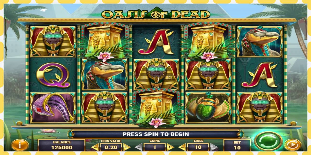 Slot dimostrativo Oasis of Dead gratuito e senza registrazione, immagine - 1