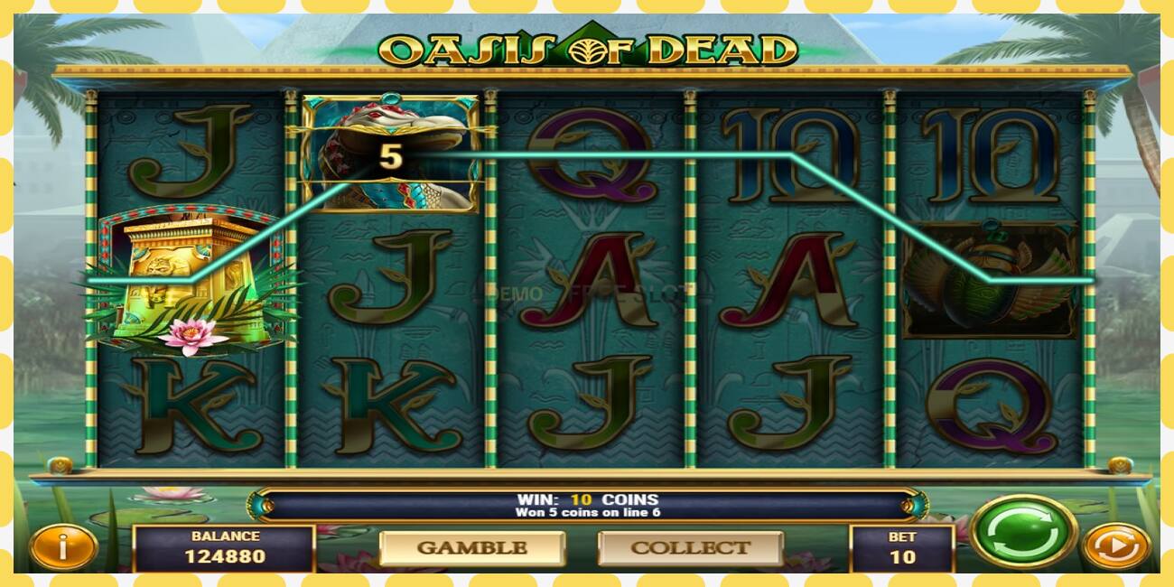 Demo slot Oasis of Dead gratis og uden registrering, billede - 1