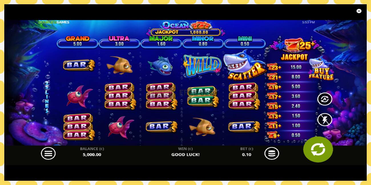 Demo slot Ocean 777 free and without registration, picture - 1