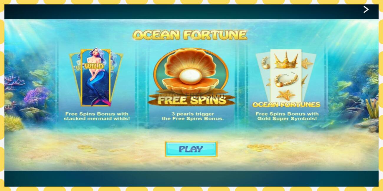 Demo slot Ocean Fortune free and without registration, picture - 1