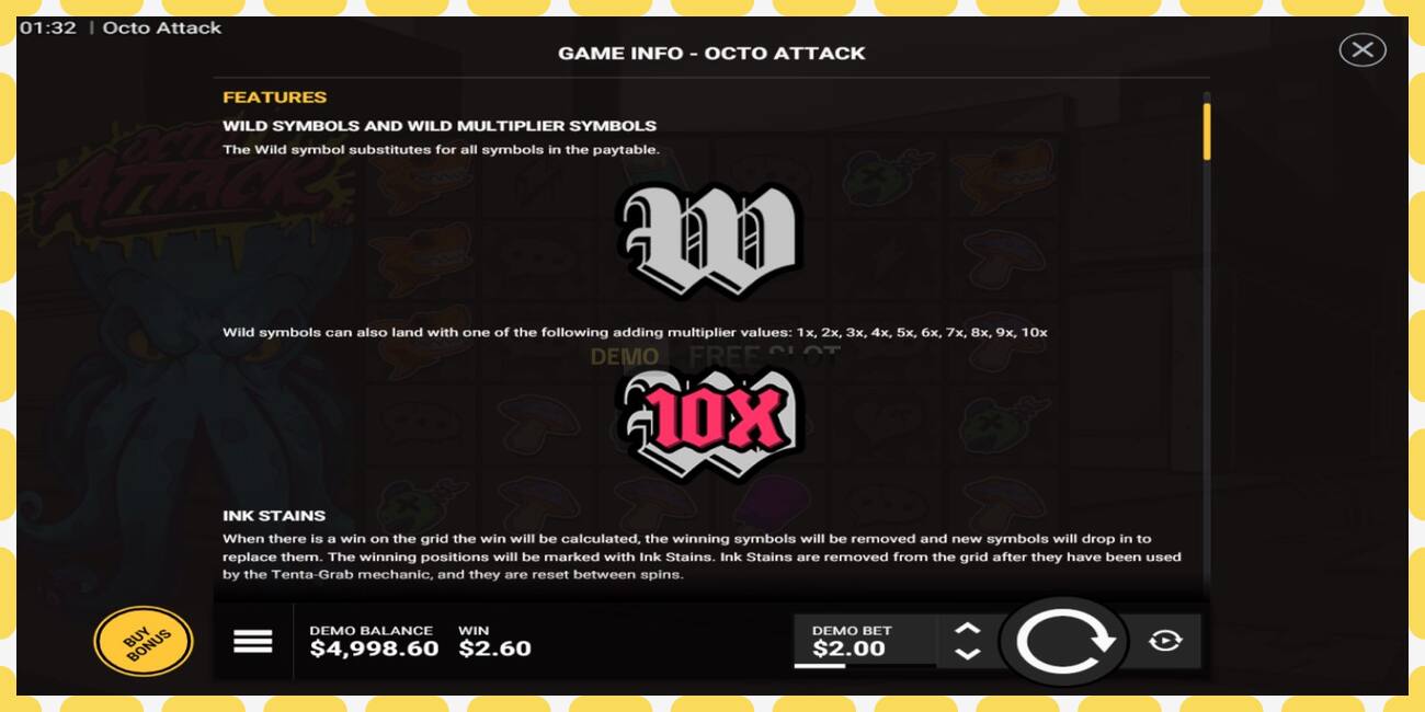 Demo slot Octo Attack free and without registration, picture - 1