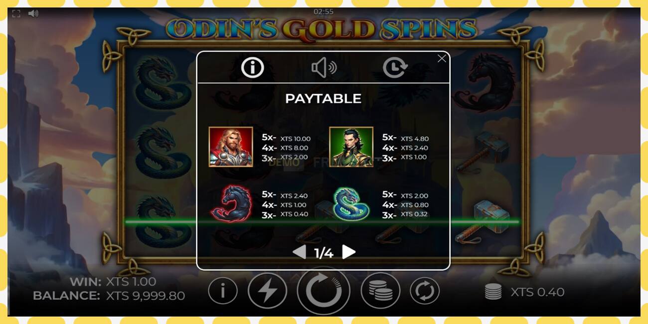 Demo slot Odins Gold Spins free and without registration, picture - 1