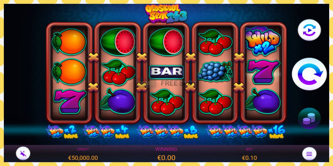 Slot demo Oldskool Spin 243 gratuit și fără înregistrare, imagine - 1