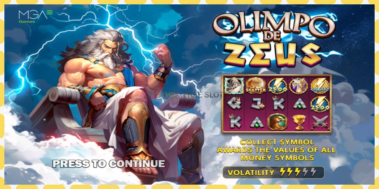 Demo slot Olimpo de Zeus free and without registration, picture - 1