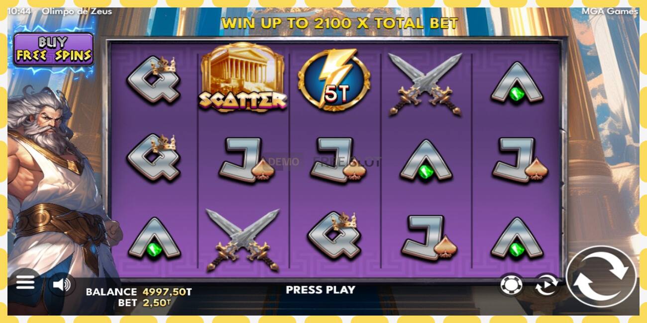 Demo slot Olimpo de Zeus free and without registration, picture - 1