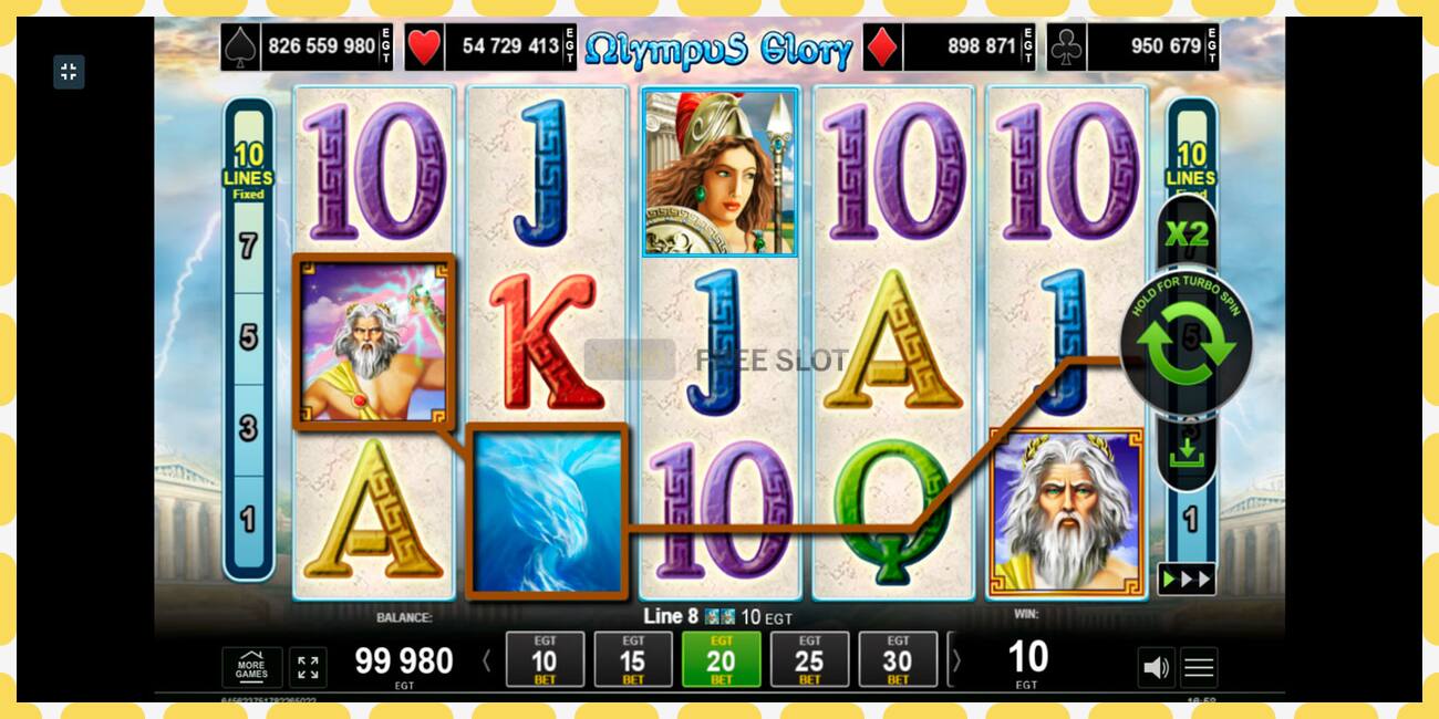 Demo slot Olympus Glory free and without registration, picture - 1