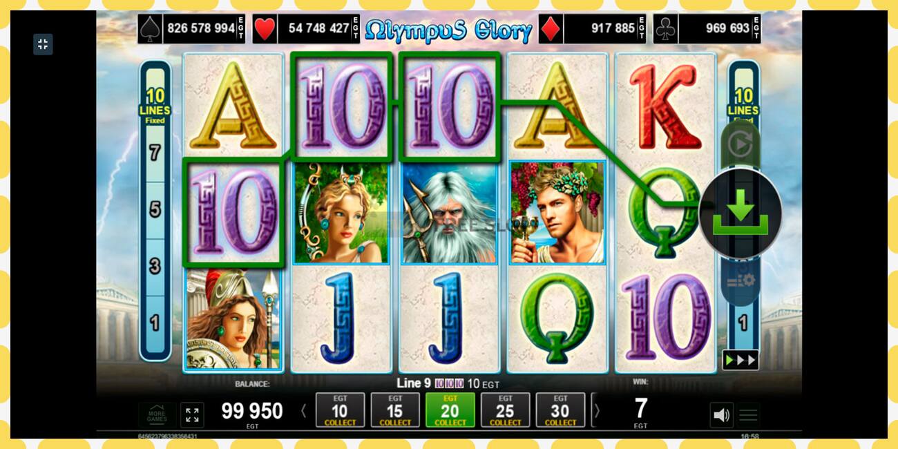 Demo slot Olympus Glory free and without registration, picture - 1