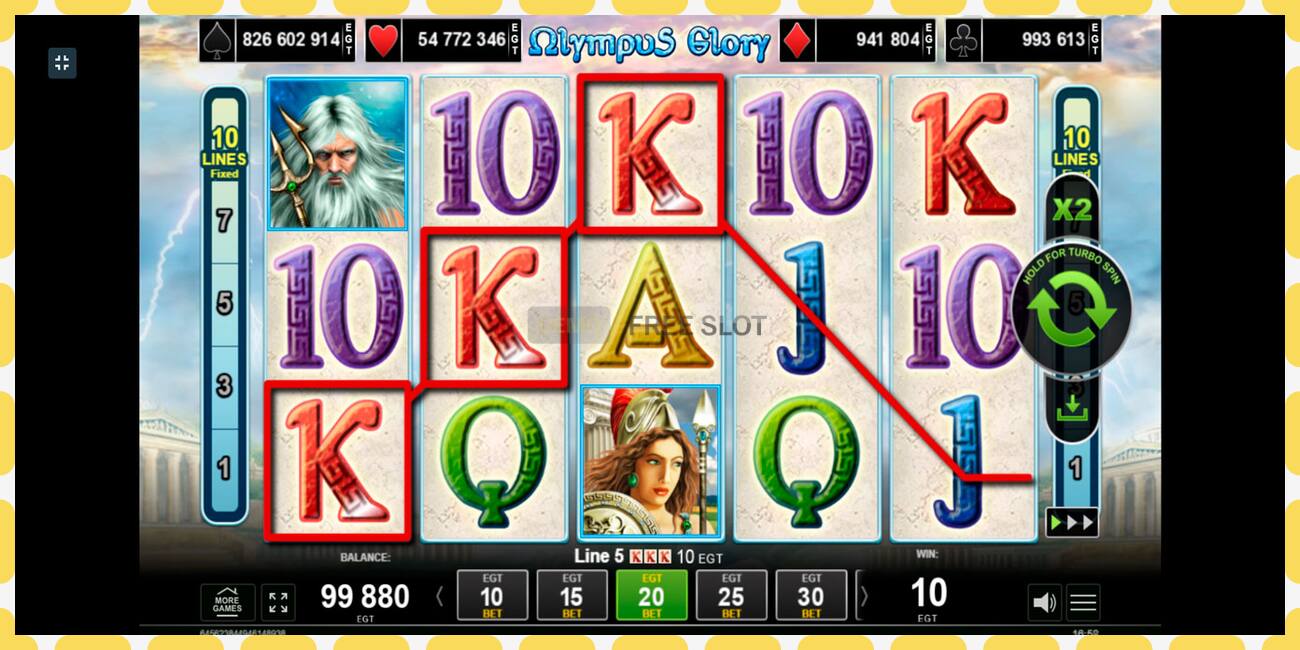 Demo slot Olympus Glory free and without registration, picture - 1