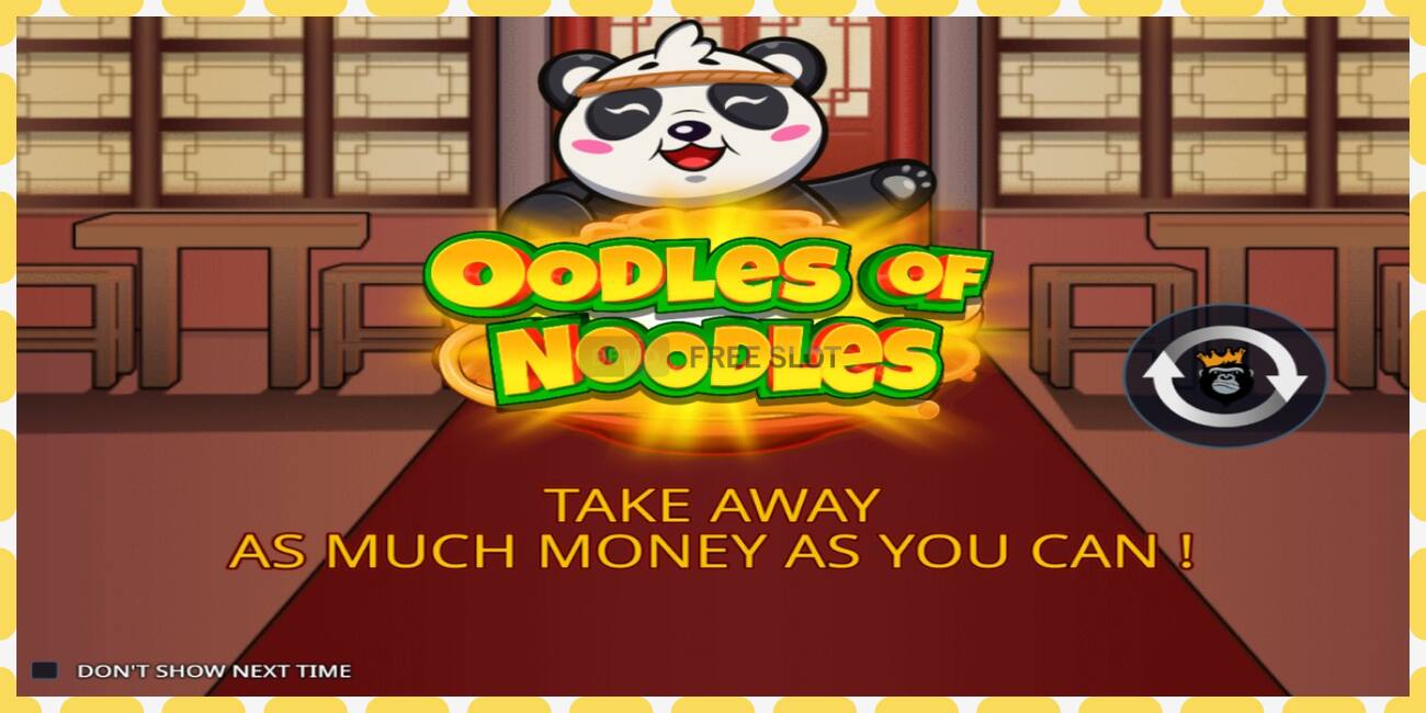 Demo slot Oodles of Noodles free and without registration, picture - 1