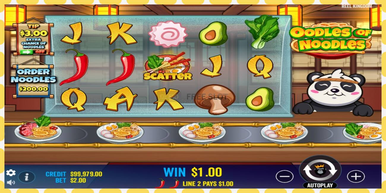 Demo slot Oodles of Noodles free and without registration, picture - 1