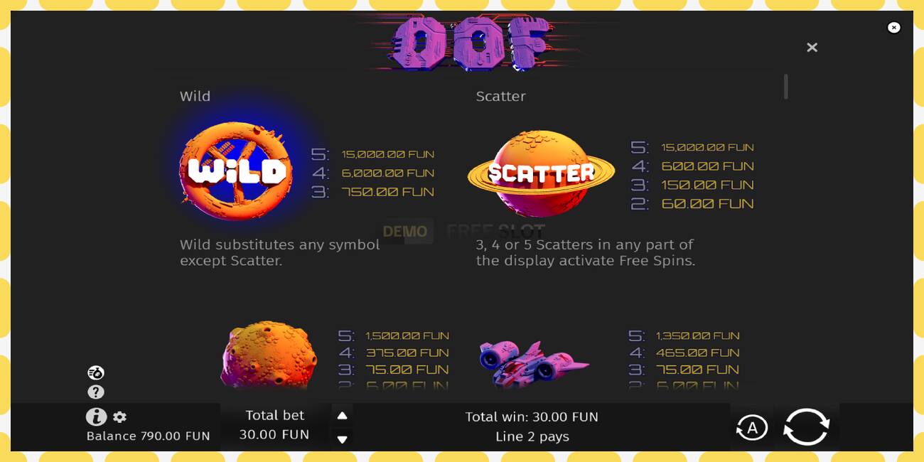 Demo slot OOF The Goldmine Planet free and without registration, picture - 1