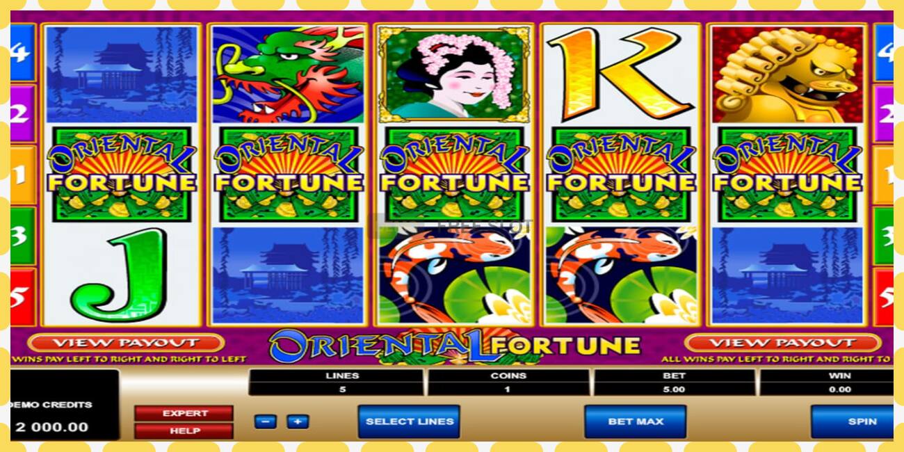 Demo slot Oriental Fortune free and without registration, picture - 1