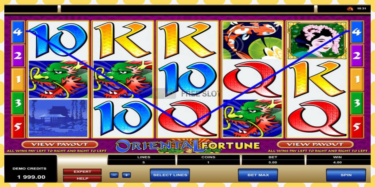 Demo slot Oriental Fortune free and without registration, picture - 1