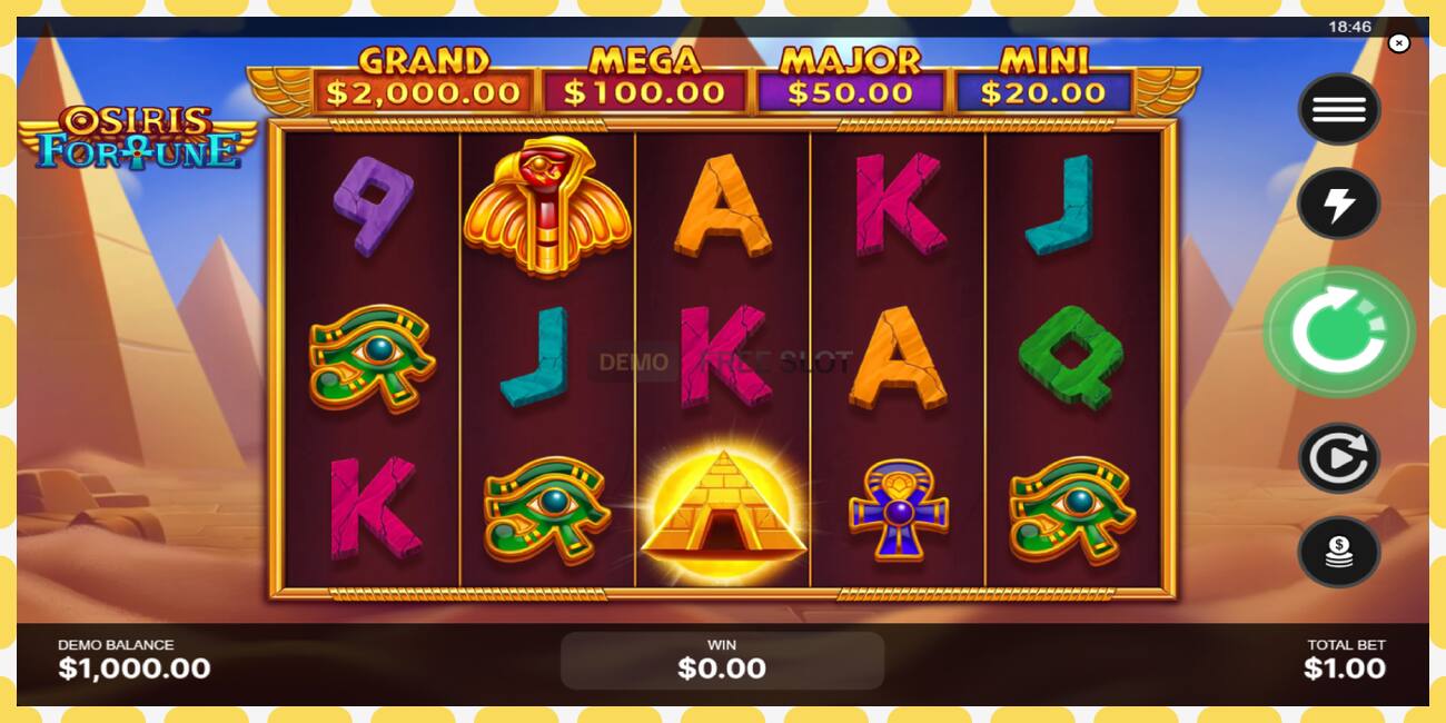 Slot demo Osiris Fortune gratuit și fără înregistrare, imagine - 1