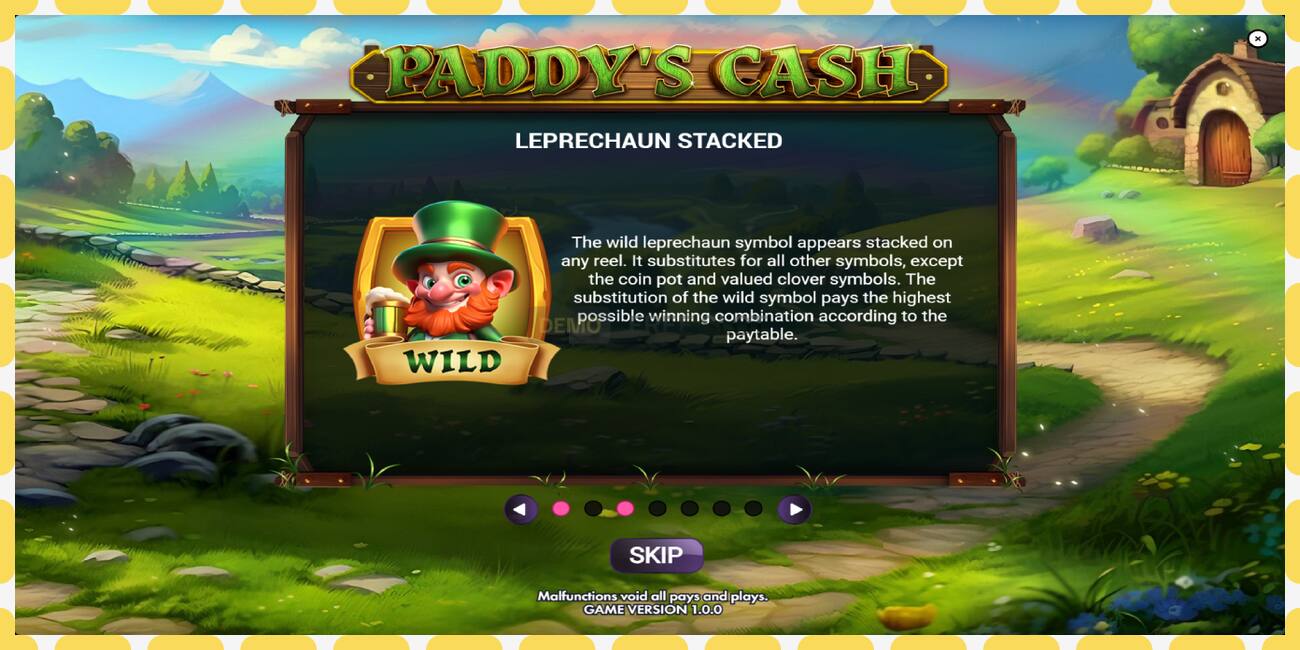 Demo slots Paddys Cash bezmaksas un bez reģistrācijas, attēlu - 1