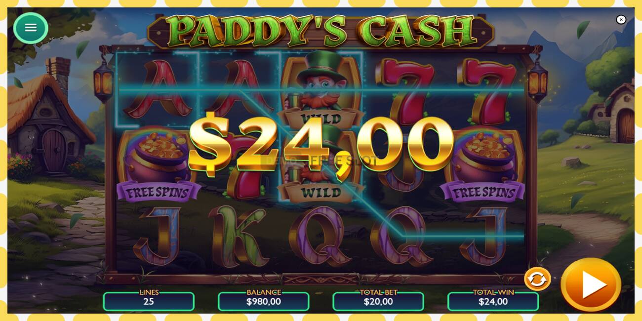 Demo slots Paddys Cash bezmaksas un bez reģistrācijas, attēlu - 1