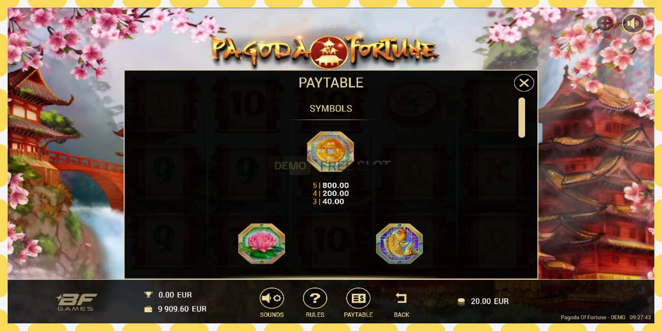 Demo slot Pagoda of Fortune free and without registration, picture - 1