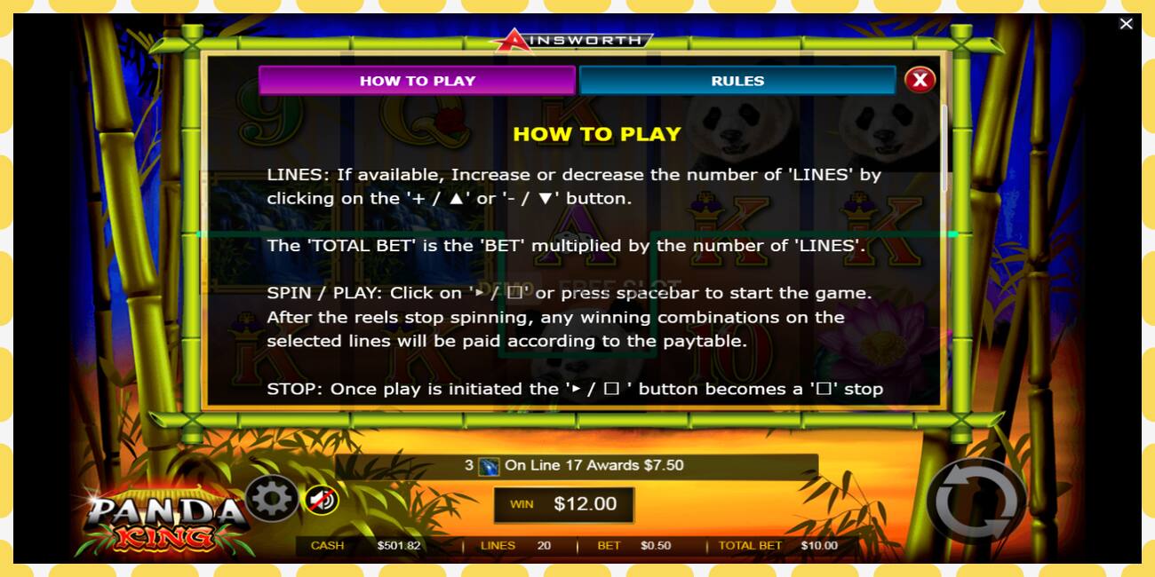 Demo slot Panda King free and without registration, picture - 1