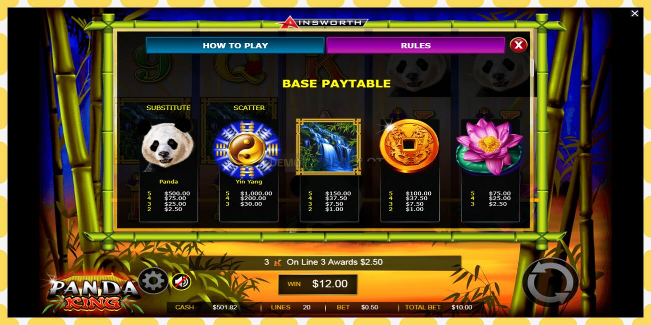 Demo slot Panda King free and without registration, picture - 1