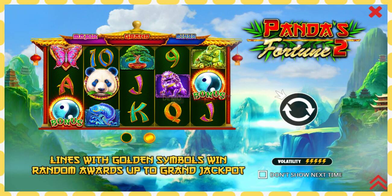 Slot dimostrativo Pandas Fortune 2 gratuito e senza registrazione, immagine - 1