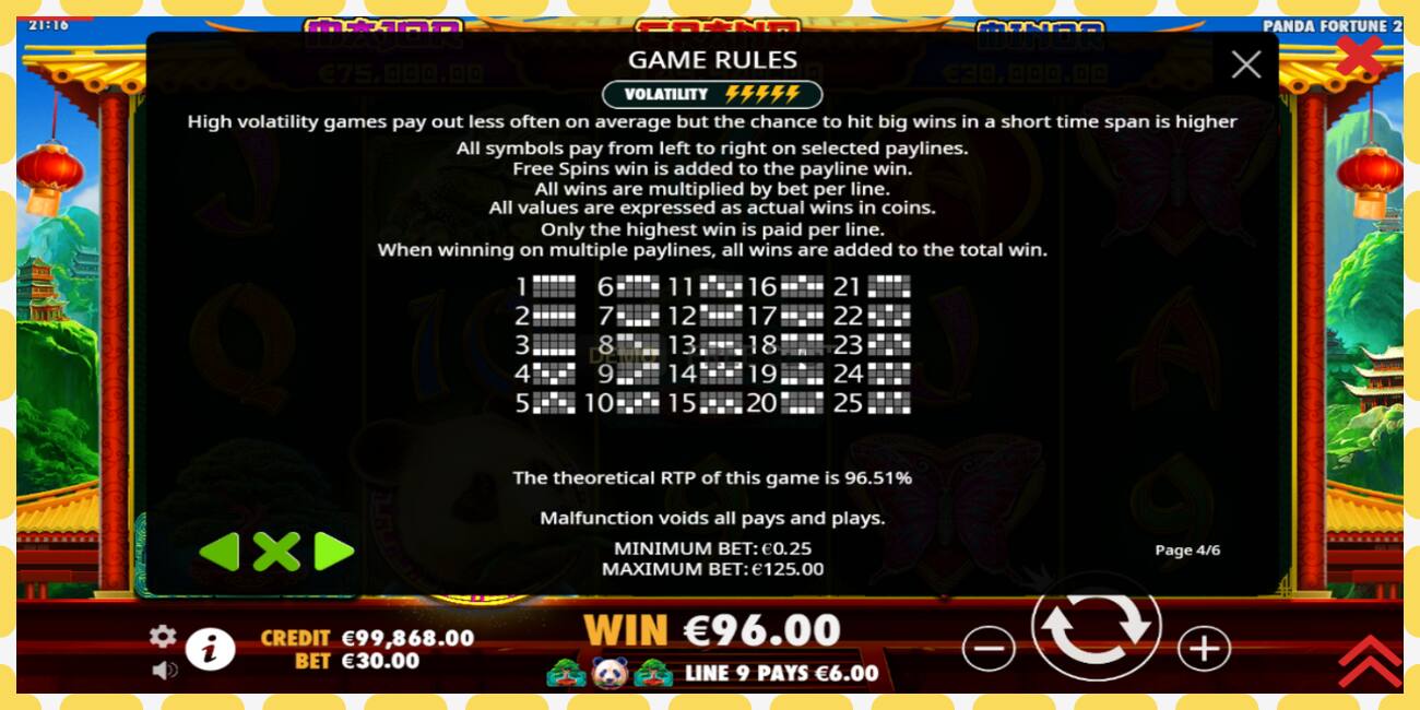 Slot dimostrativo Pandas Fortune 2 gratuito e senza registrazione, immagine - 1