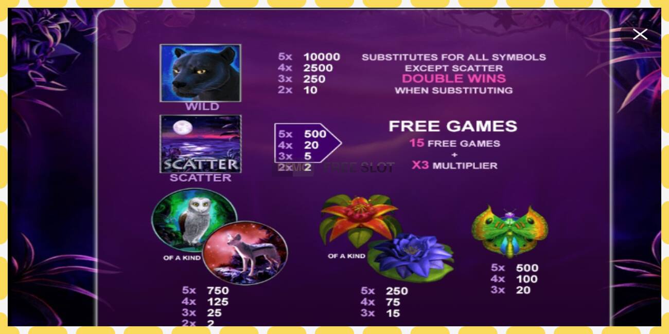 Demo slot Panther Moon free and without registration, picture - 1