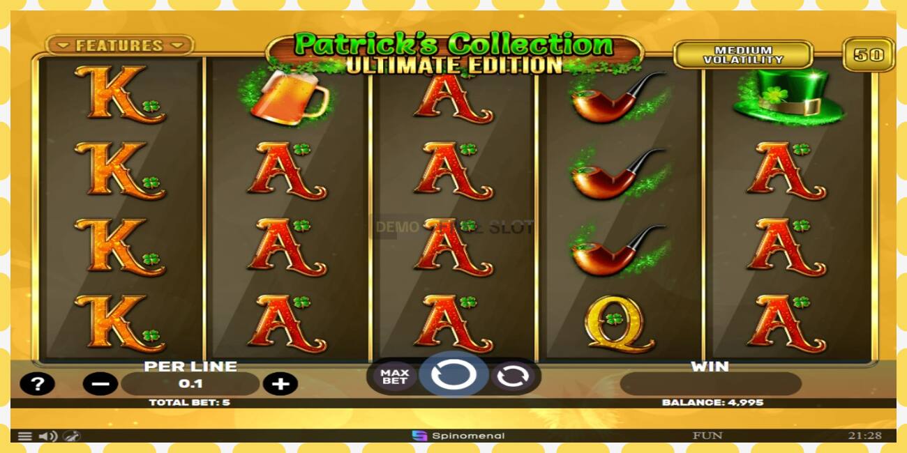 Demo slot Patricks Collection - Ultimate Edition free and without registration, picture - 1