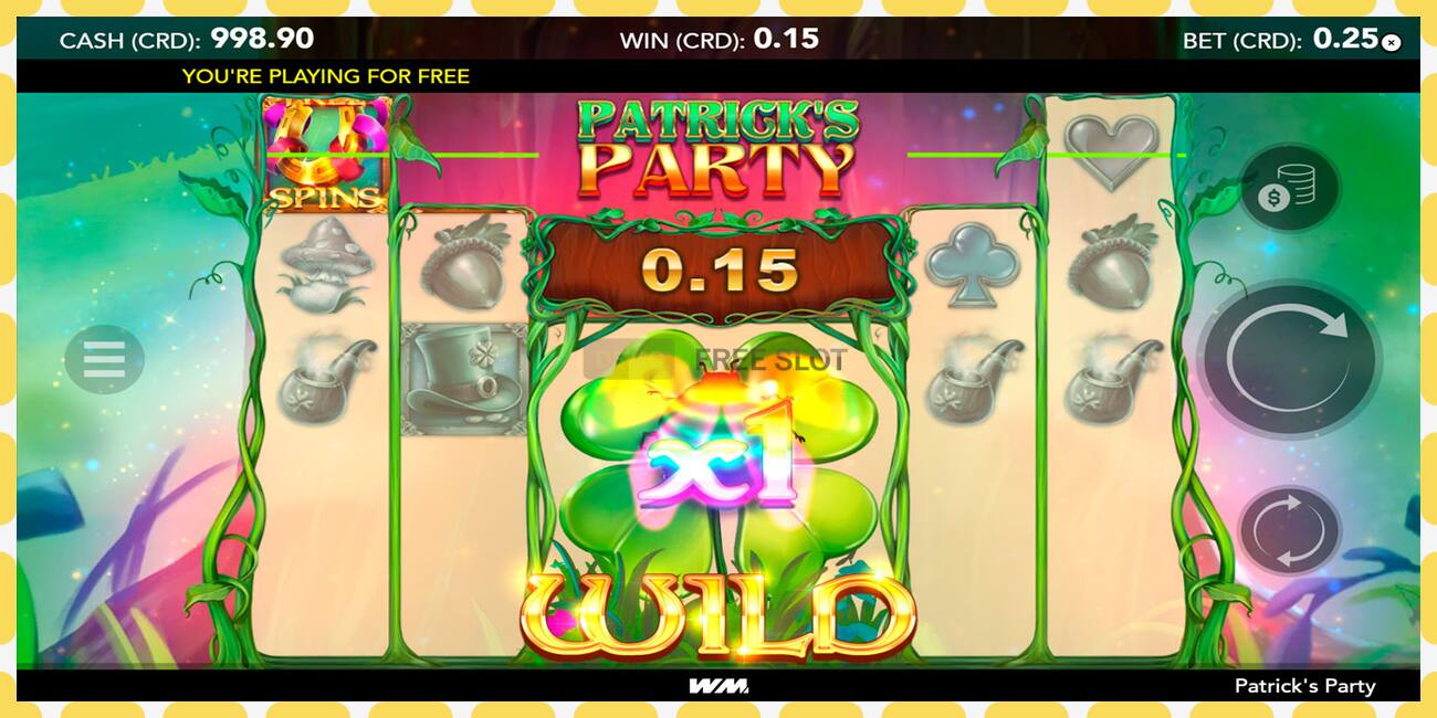 Demo slot Patricks Party free and without registration, picture - 1