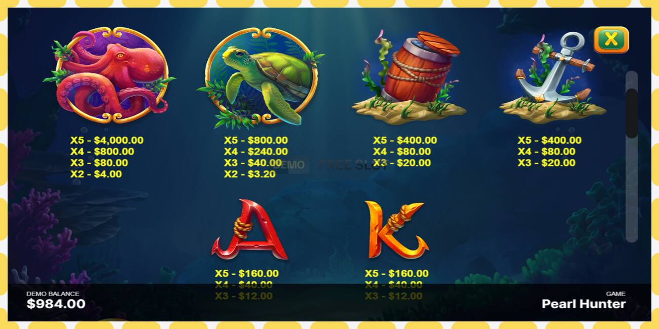 Demo slot Pearl Hunter free and without registration, picture - 1