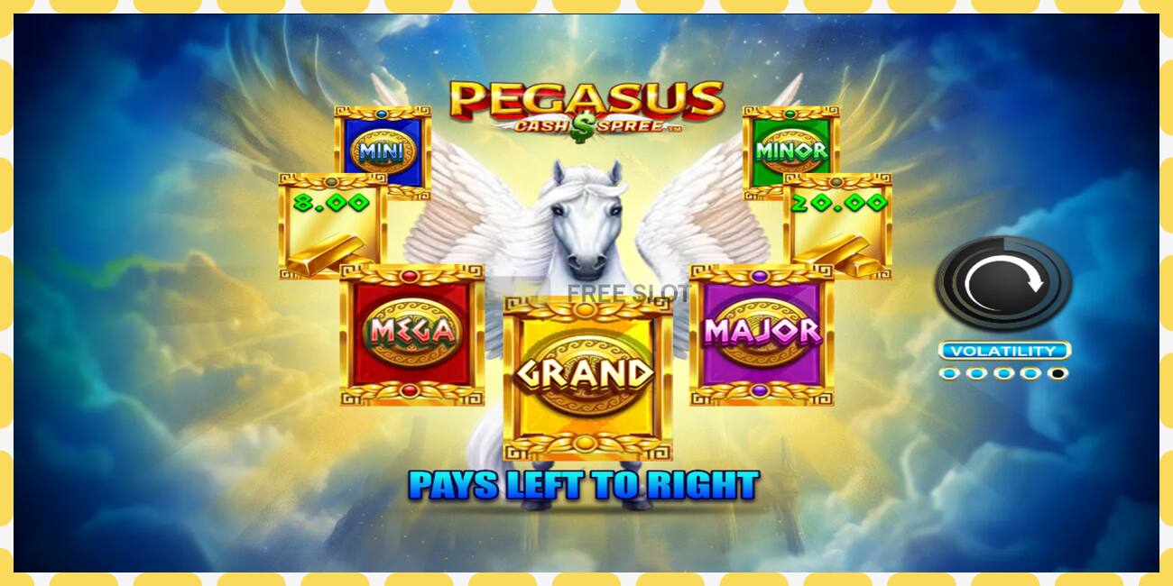 Demo slot Pegasus Cash Spree free and without registration, picture - 1