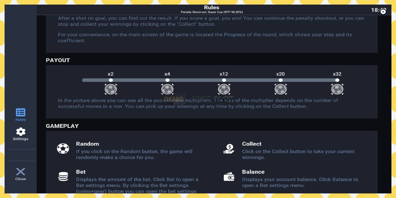 Demo slot Penalty Shoot-Out: Super Cup free and without registration, picture - 1