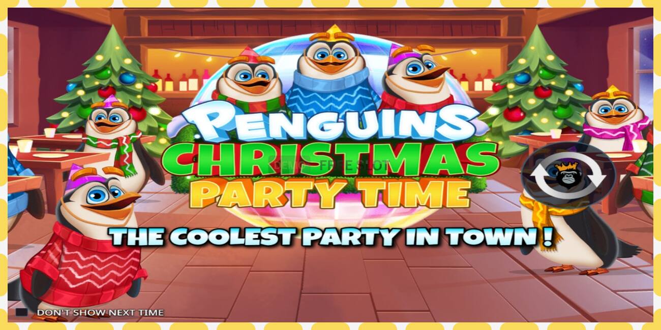 Демо слот Penguins Christmas Party Time безкоштовно та без реєстрації, малюнок - 1