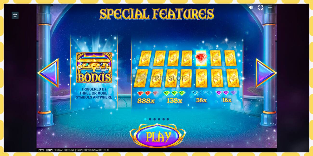 Demo slot Persian Fortune free and without registration, picture - 1