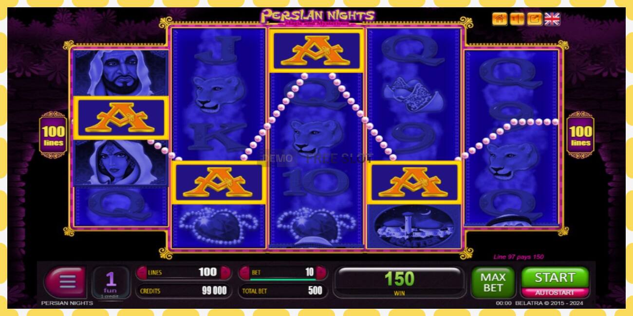 Demo slot Persian Nights free and without registration, picture - 1