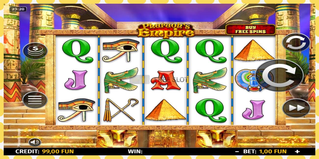 Slot de demonstração Pharaohs Empire grátis e sem registro, foto - 1