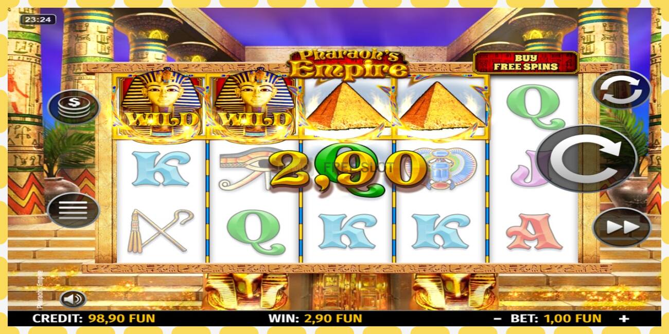 Demo slot Pharaohs Empire free and without registration, picture - 1